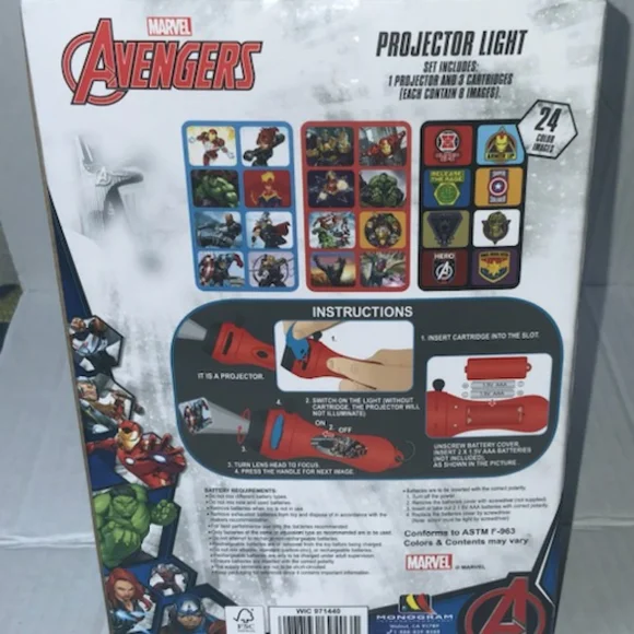 Avengers Projection Flashlight - Picture 2 of 2